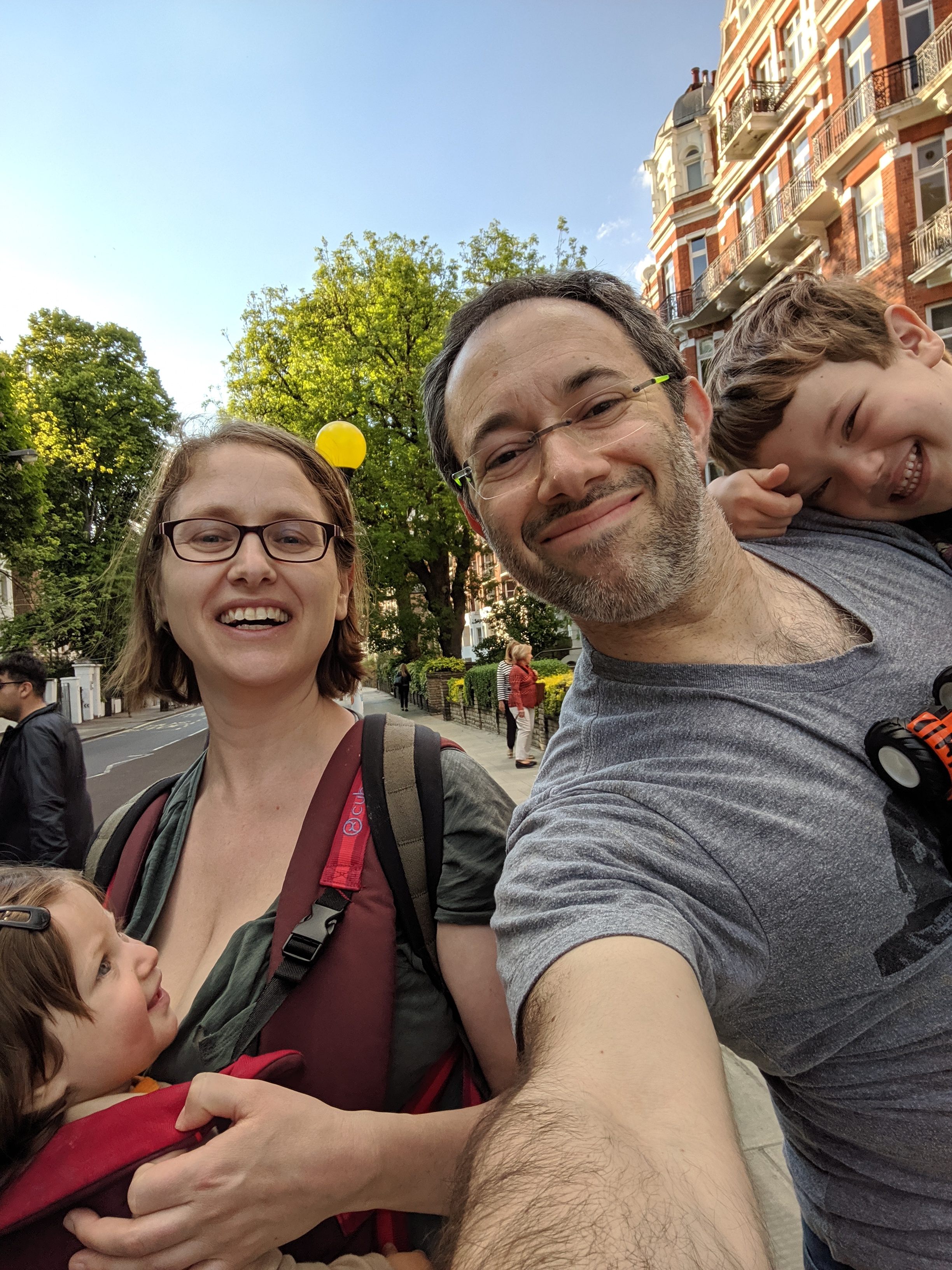 Family at Abbey Road